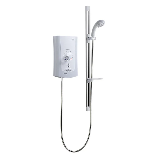 Mira - Advance Flex Low Pressure 9.0kw Thermostatic Electric Shower - White & Chrome - Image 2