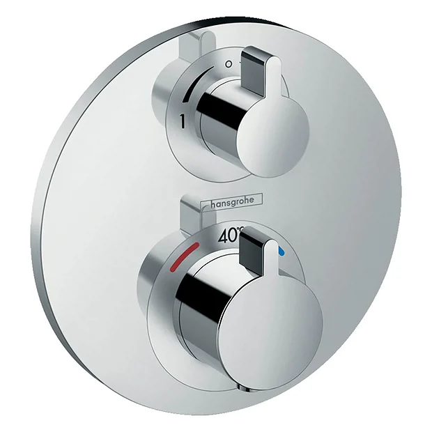 Hansgrohe Ecostat S Thermostat 2 Function Concealed Finish Set - Image 2