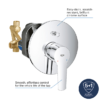 Grohe QuickFix Start Concealed Single Lever Bath Shower Mixer