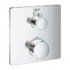 Grohe Grohtherm 2-Outlet Thermostatic Shower Mixer Trim With Diverter Valve