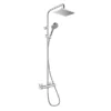 Hansgrohe Vernis Shape EcoSmart Showerpipe 230 Thermostatic Shower Mixer - Chrome