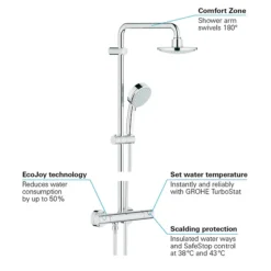Grohe New Tempesta Cosmopolitan 160 Thermostatic Shower System