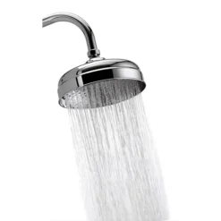 Aqualisa - Aquatique Thermo Exposed Thermostatic Valve With 5" Drencher Head & Riser Rail - Chrome