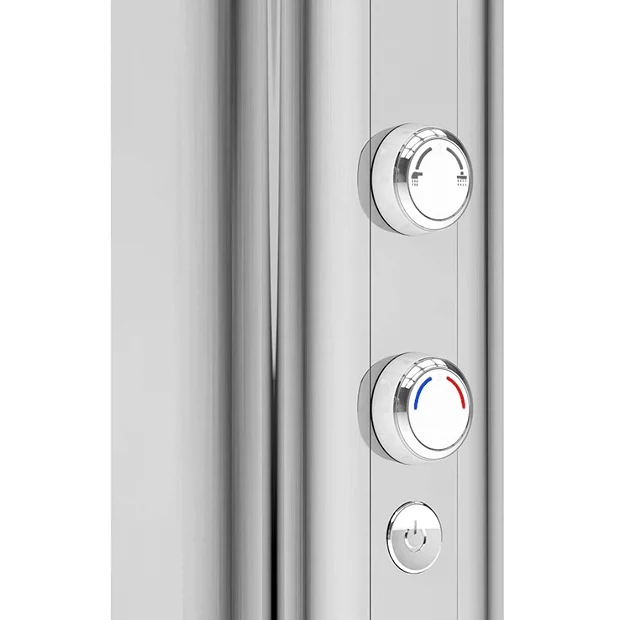 AQUAS AquaMax Flex Manual Smart 9.5KW Full Chrome Electric Shower - Image 3