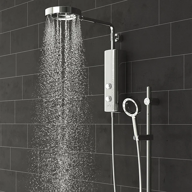 AQUAS AquaMax Flex Manual X-Jet 9.5KW Full Chrome Electric Shower - Image 5