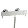 Hudson Reed Quadro Thermostatic Bar Valve With Sheer Slide Rail Kit - Chrome