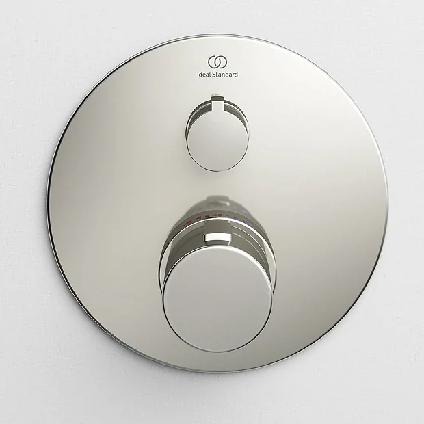 Ideal Standard Ceratherm T100 Chrome Built-In Thermostatic 1 Outlet Round Shower Mixer + Easybox - Image 4