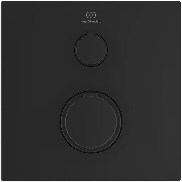Ideal Standard Silk Black Ceratherm C100 Built-In Thermostatic 1 Outlet Shower Mixer - Image 3