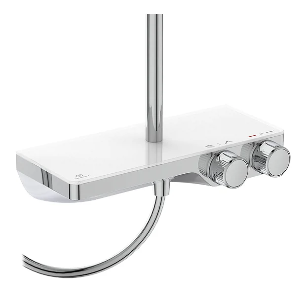 Ideal Standard Ceratherm S200 Exposed Thermostatic Shelf Shower System - Image 4