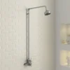 Ultra Traditional Exposed Thermostatic Shower Package With Twin Valve & Riser Kit