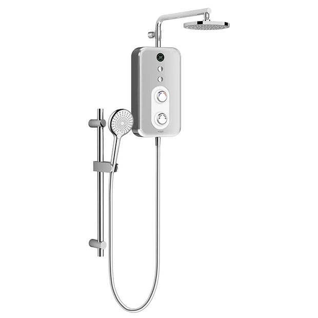 AQUAS Reva Flex Smart 9.5KW Chrome + White Electric Shower - Image 3