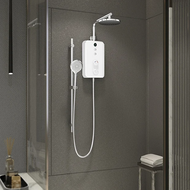 AQUAS Reva Flex Smart 9.5KW White Electric Shower - Image 4