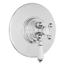 Bayswater Round Dual Thermostatic Concealed Valve