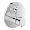 Duravit C.1 Round Thermostatic Shower Mixer With Diverter For Concealed Installation - Chrome