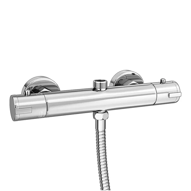 Cruze Round 2 Outlets Thermostatic Bar Shower Valve - Image 2