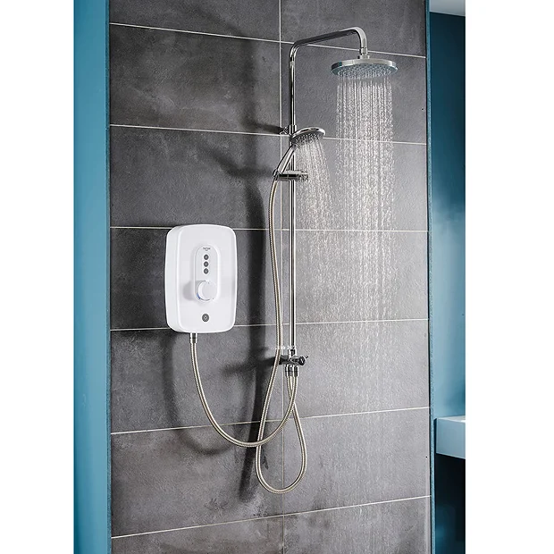 Triton Danzi DuElec 9.5kw Electric Shower - White