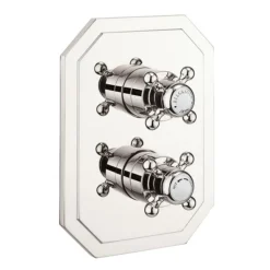 Crosswater Belgravia Nickel Crossbox 3 Outlet Trim Set