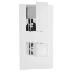 Hudson Reed Art Twin Concealed Thermostatic Shower Valve With Diverter
