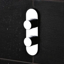 Hudson Reed Indus Twin Concealed Thermostatic Shower Valve