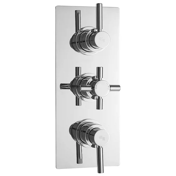 Hudson Reed Tec Pura Plus Concealed Thermostatic Triple Shower Valve With Diverter - Image 2