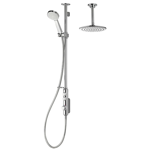 Aqualisa ISystem Smart Shower Exposed With Adjustable And Ceiling Fixed Heads