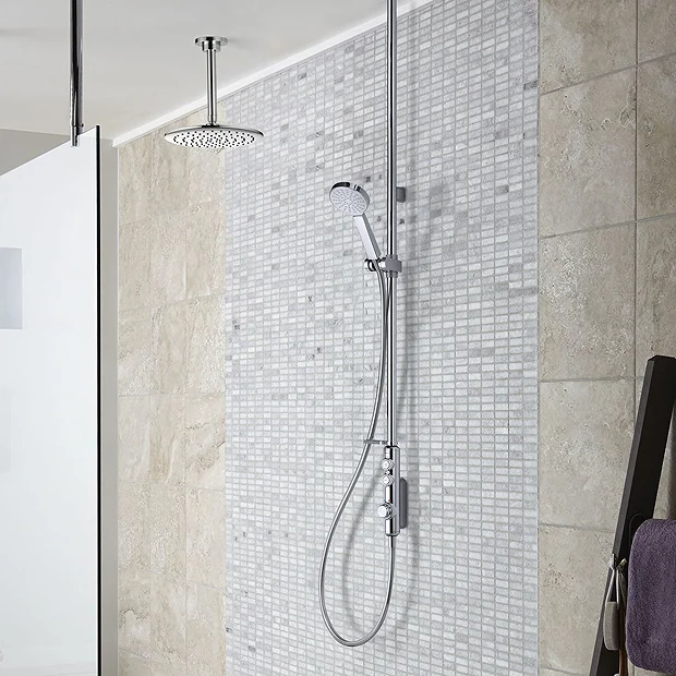 Aqualisa ISystem Smart Shower Exposed With Adjustable And Ceiling Fixed Heads - Image 2