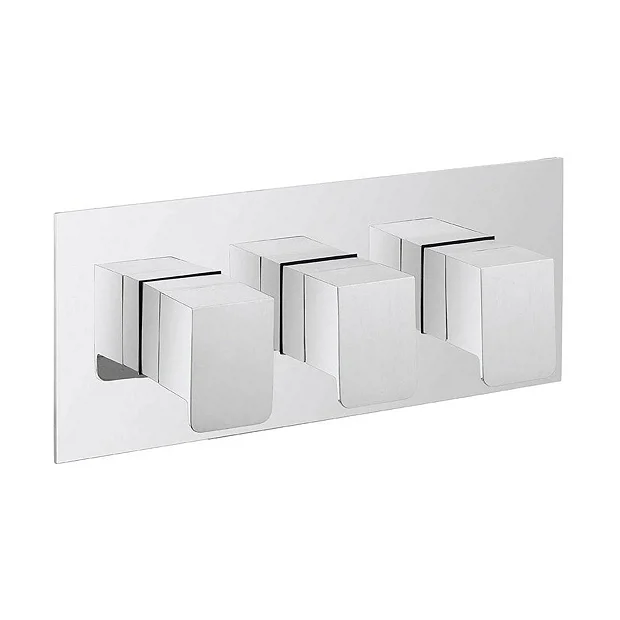 Crosswater Zero 3 Triple Concealed Thermostatic Shower Valve