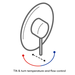 Crosswater - Kai Lever Concealed Manual Shower Valve