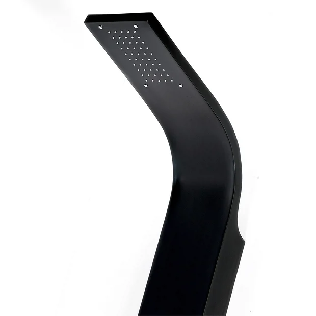 Maverick Tower Shower Panel (Thermostatic) - Black - Image 3