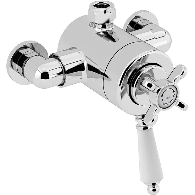 Bristan 1901 Exposed Concentric Top Outlet Shower Valve - Chrome