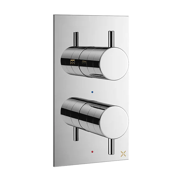 Crosswater MPRO Thermostatic Shower Valve With 2-Way Diverter - Chrome