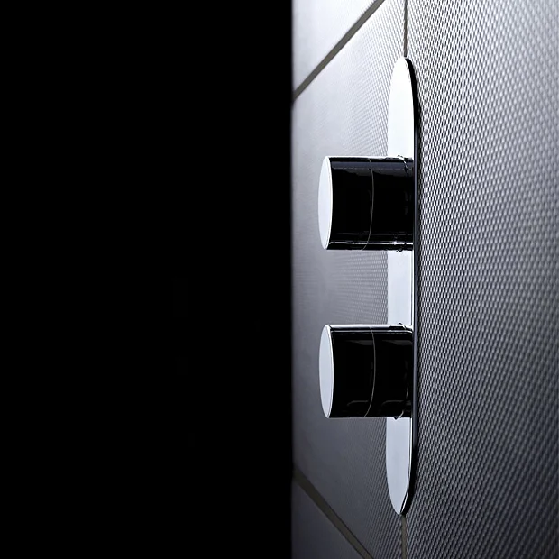 Hudson Reed Indus Twin Concealed Thermostatic Shower Valve - Image 3