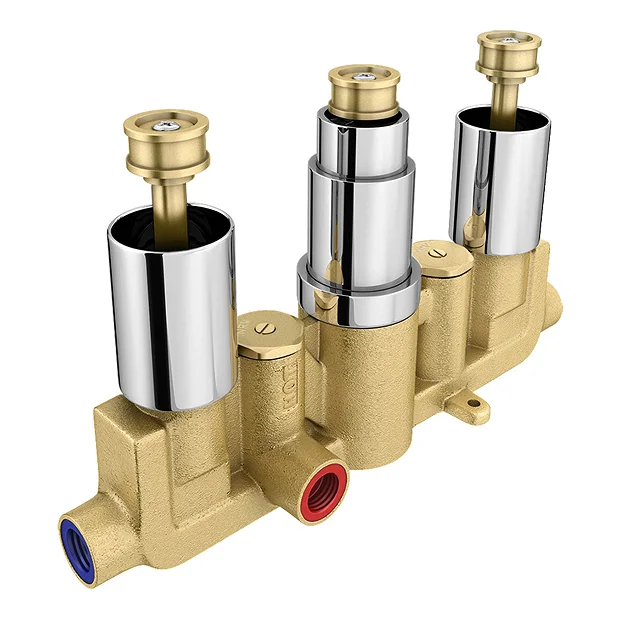 Summit Concealed Thermostatic Triple Shower Valve - Image 3