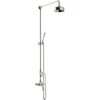 Heritage Dawlish Exposed Shower With Premium Fixed Riser Kit & Diverter To Handset - Vintage Gold