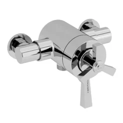 Heritage Gracechurch Exposed Shower With Deluxe Flexible Riser Kit - Chrome