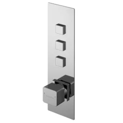 Asquiths Tranquil Push Button Shower Valve (Triple Outlet)