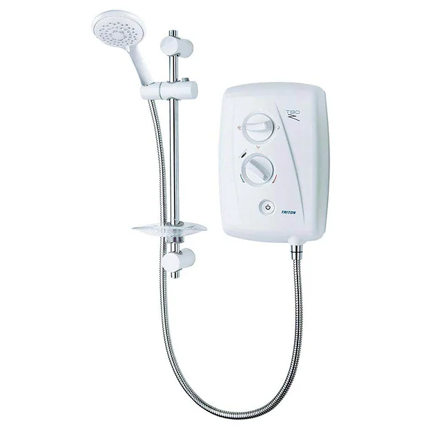 Triton T80Z 10.5 KW Fast-Fit Electric Shower - White/Chrome - Image 2