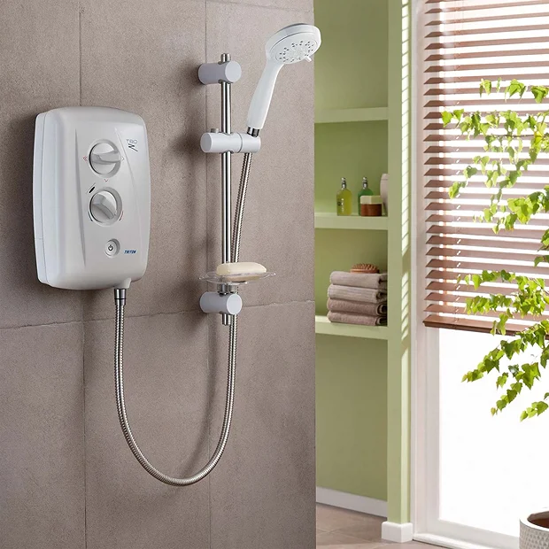 Triton T80Z 9.5 KW Fast-Fit Electric Shower - White/Chrome - Image 3