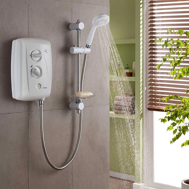 Triton T80Z 9.5 KW Fast-Fit Electric Shower - White/Chrome - Image 4