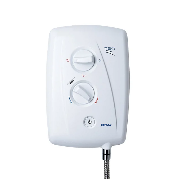Triton T80Z 9.5 KW Fast-Fit Electric Shower - White/Chrome - Image 5