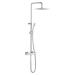 Crosswater - Atoll Square Multifunction Thermostatic Shower Valve And Kit