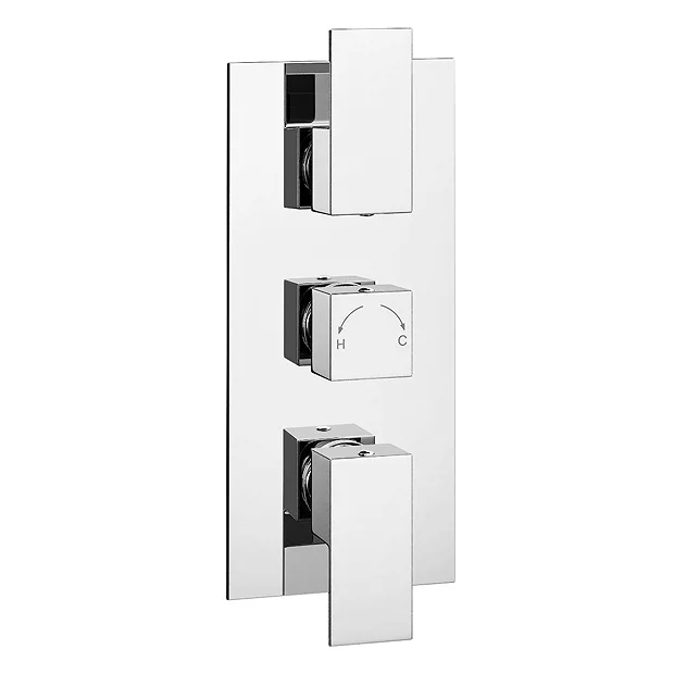 Summit Concealed Thermostatic Triple Shower Valve - Image 2