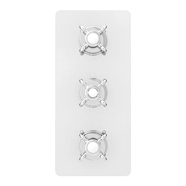 Astoria Traditional Triple Concealed Thermostatic Shower Valve