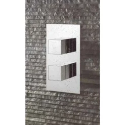 Crosswater - Water Square Thermostatic Shower Valve With 3 Way Diverter